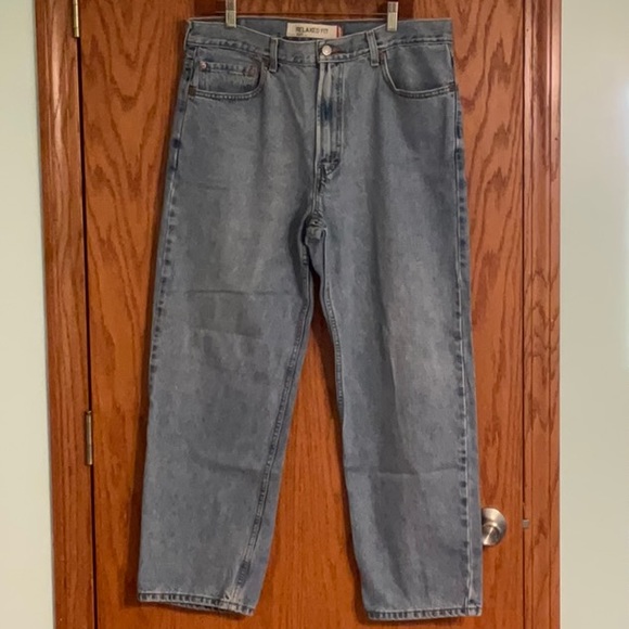 Levi's Other - Levi’s 550 Relaxed Fit Light Wash Denim Jeans 100% Cotton 36 x 30